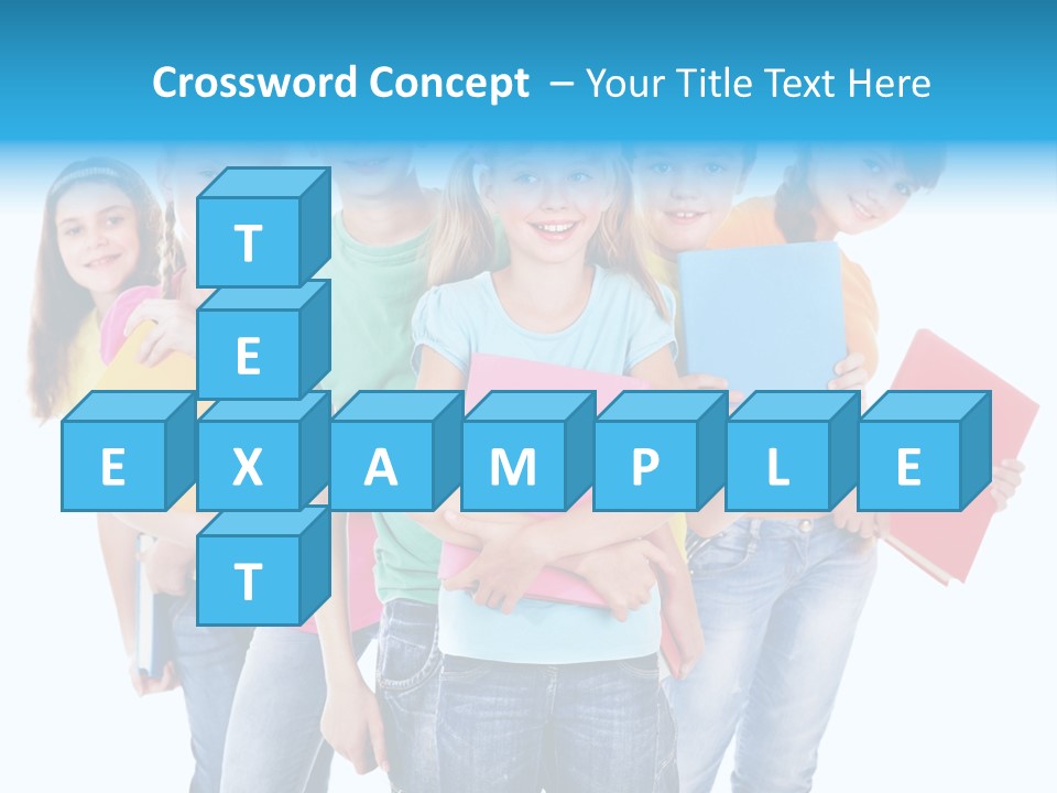 Kid Cheerful Friendship PowerPoint Template