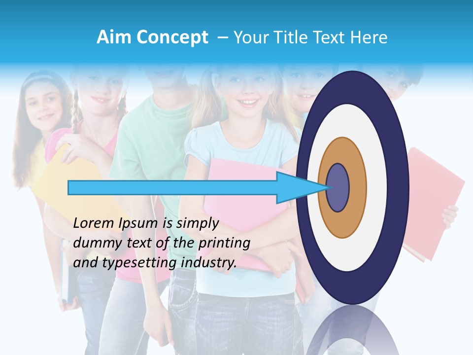 Kid Cheerful Friendship PowerPoint Template