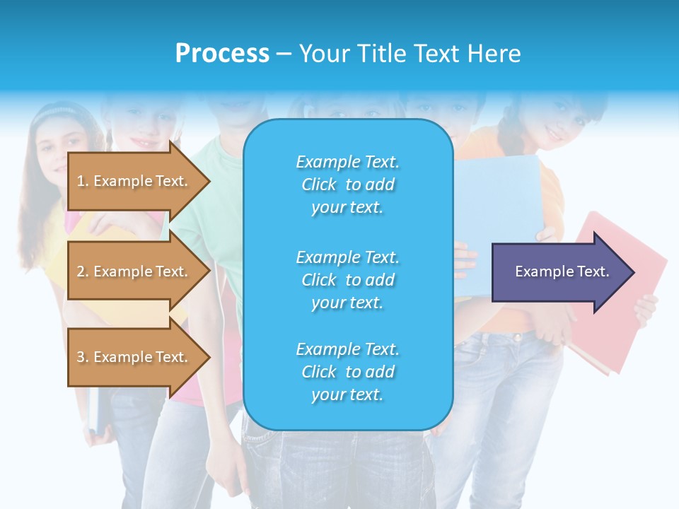 Kid Cheerful Friendship PowerPoint Template