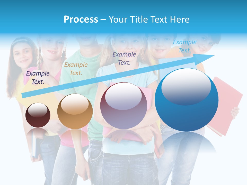 Kid Cheerful Friendship PowerPoint Template