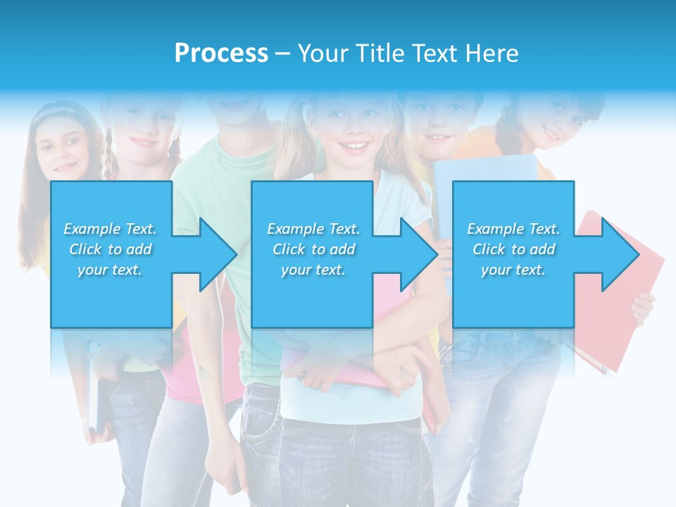 Kid Cheerful Friendship PowerPoint Template