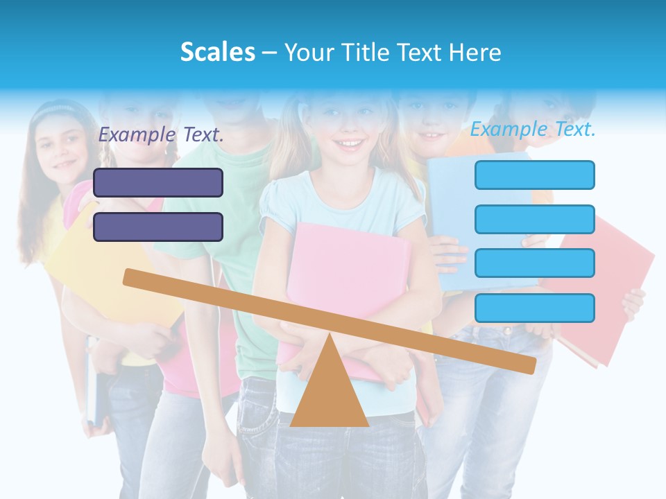 Kid Cheerful Friendship PowerPoint Template