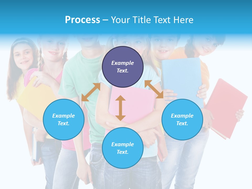 Kid Cheerful Friendship PowerPoint Template