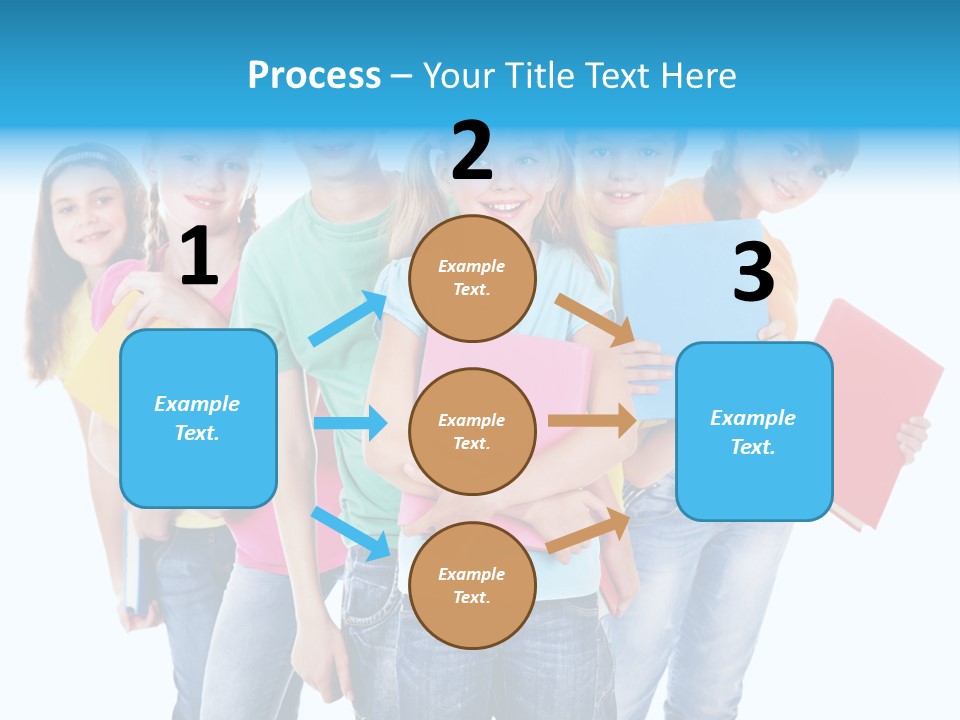 Kid Cheerful Friendship PowerPoint Template