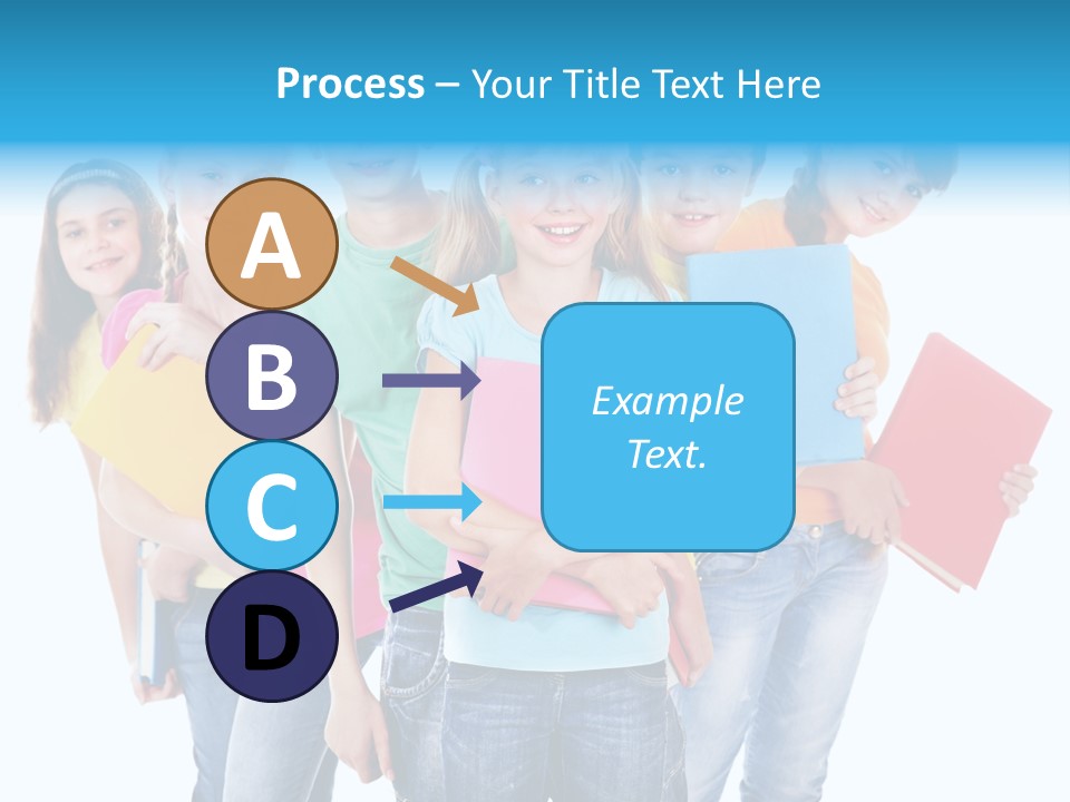 Kid Cheerful Friendship PowerPoint Template