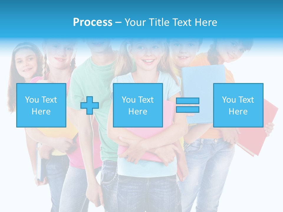 Kid Cheerful Friendship PowerPoint Template