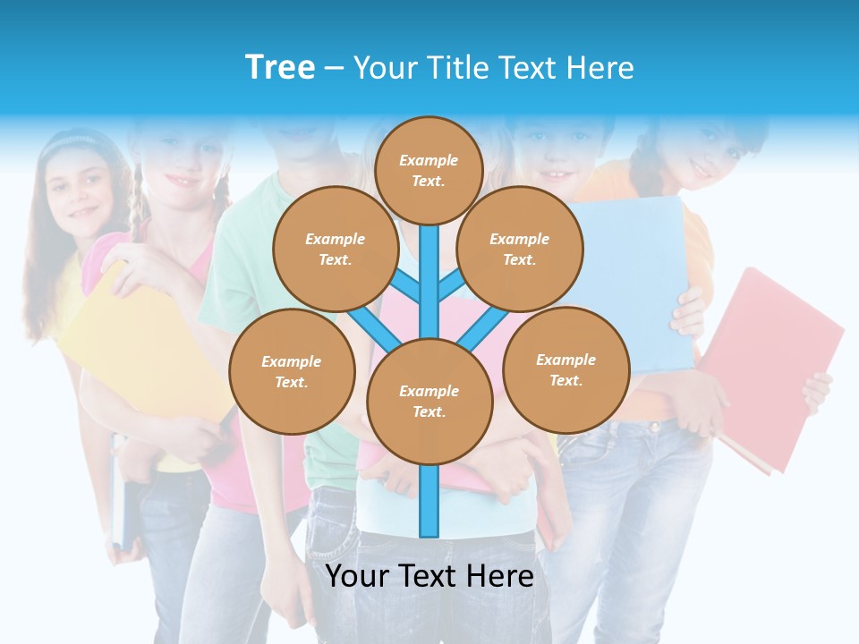 Kid Cheerful Friendship PowerPoint Template