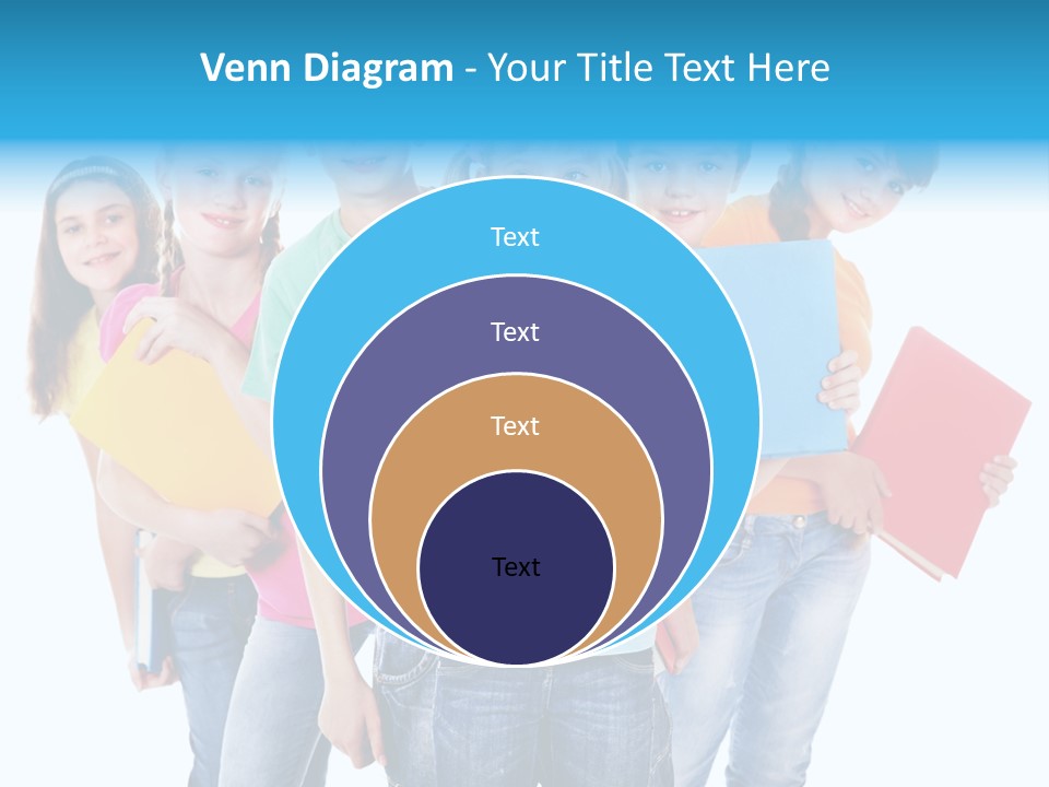 Kid Cheerful Friendship PowerPoint Template