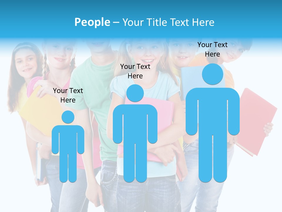 Kid Cheerful Friendship PowerPoint Template