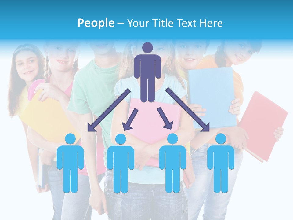 Kid Cheerful Friendship PowerPoint Template