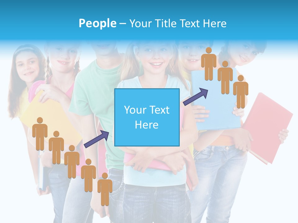 Kid Cheerful Friendship PowerPoint Template