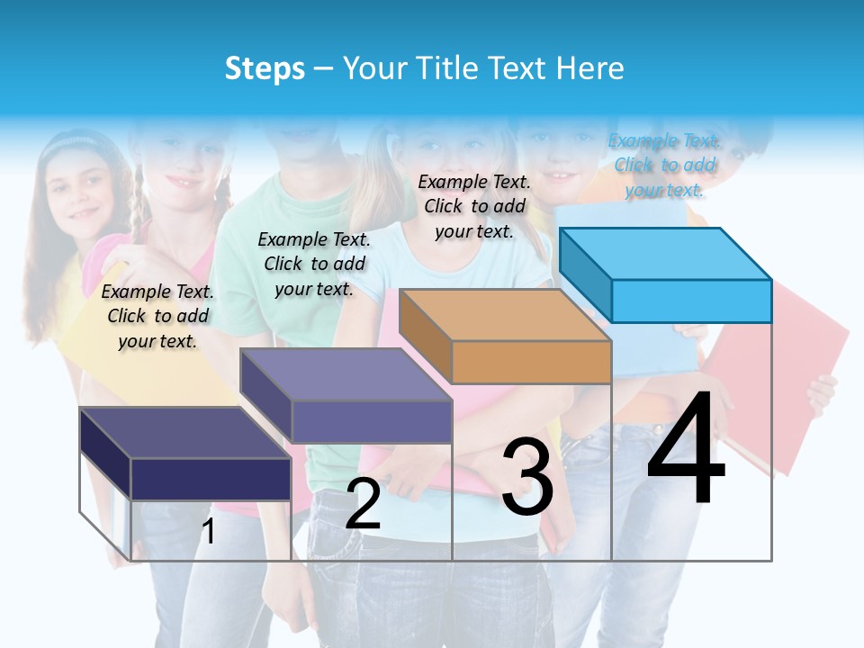 Kid Cheerful Friendship PowerPoint Template