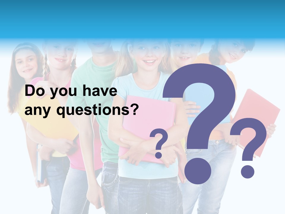 Kid Cheerful Friendship PowerPoint Template