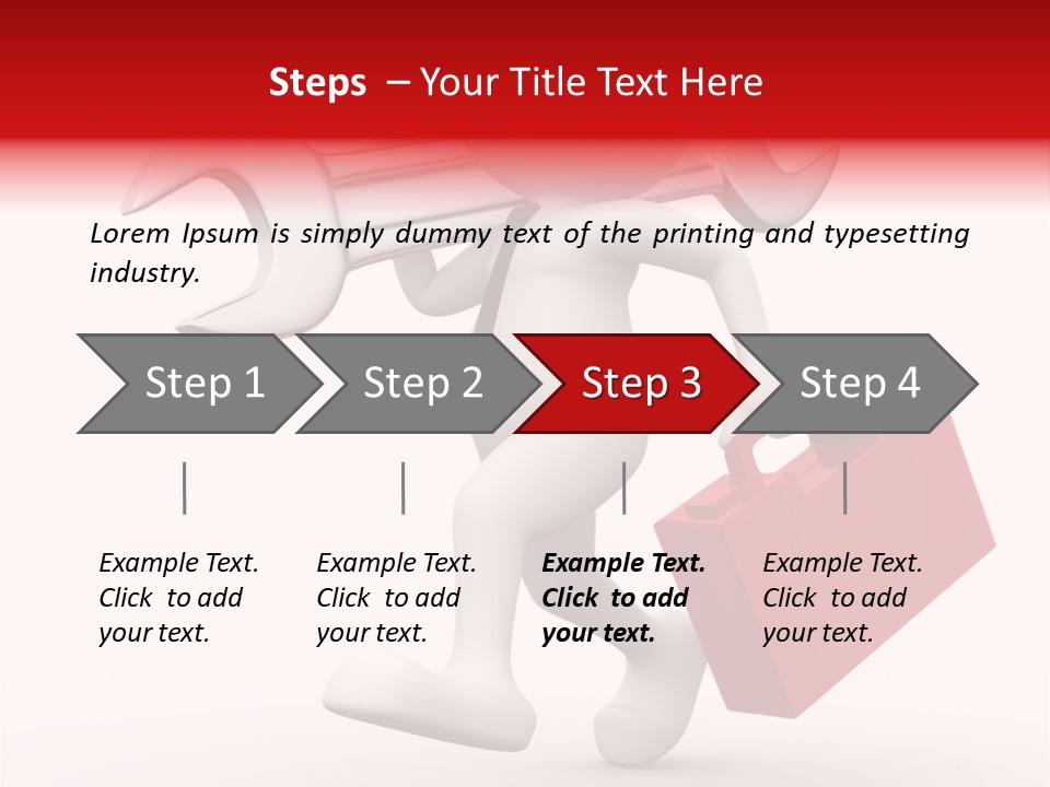 Worker Industry Check PowerPoint Template