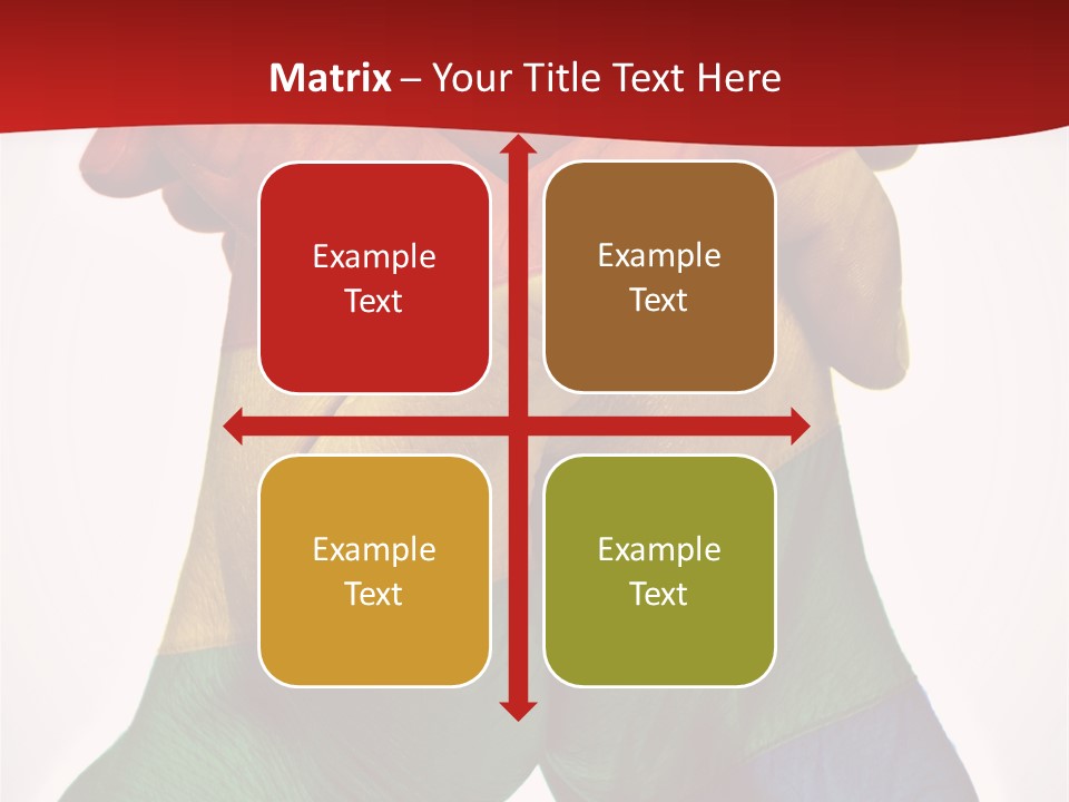 Victory Gesture Visibility PowerPoint Template