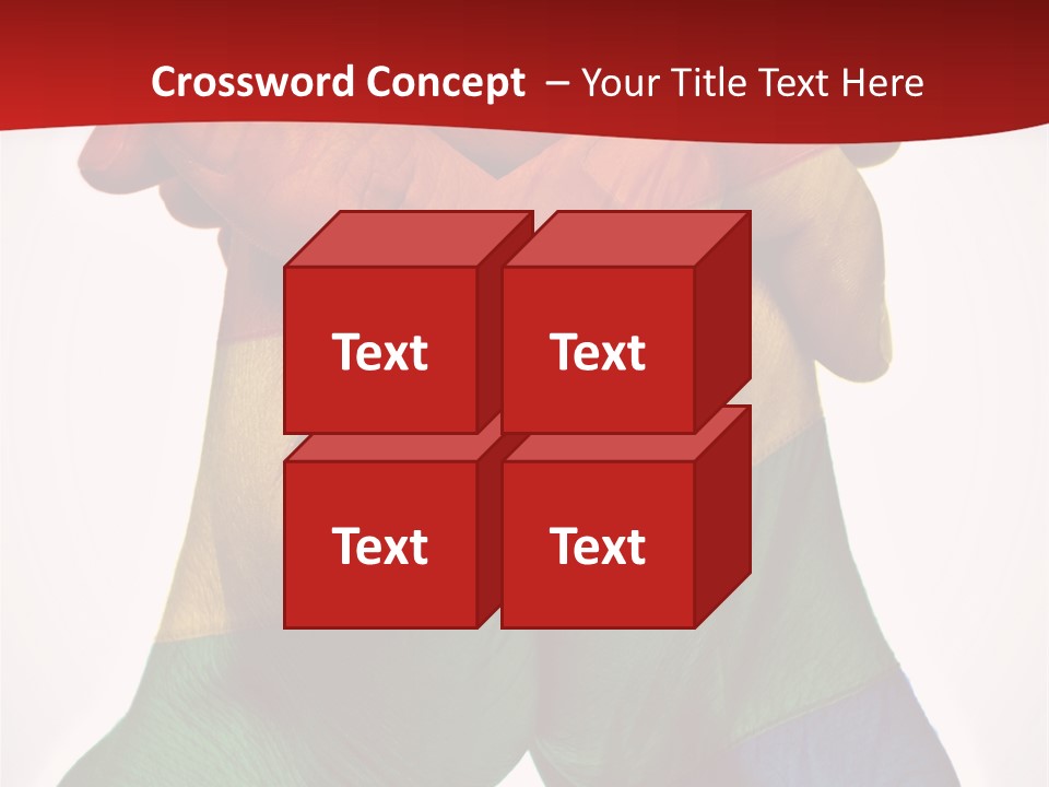 Victory Gesture Visibility PowerPoint Template