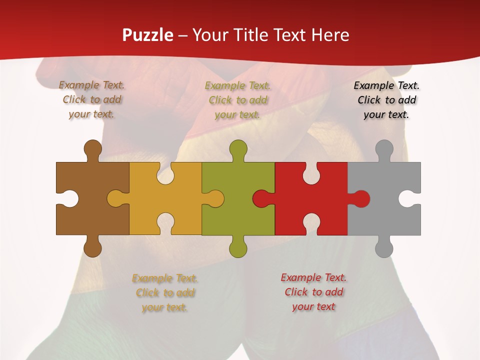 Victory Gesture Visibility PowerPoint Template