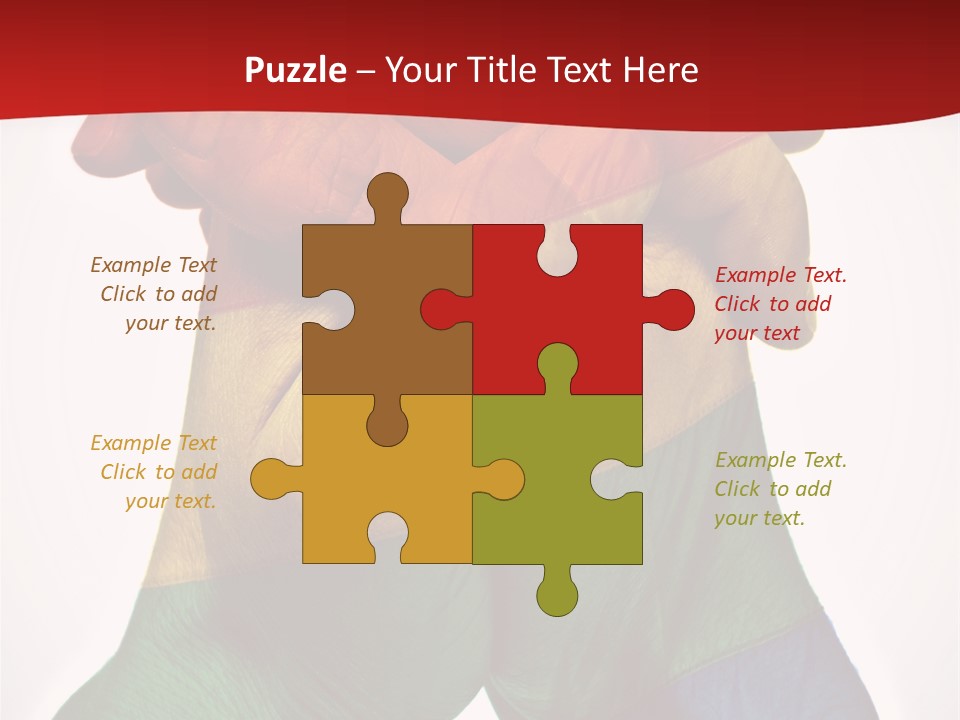 Victory Gesture Visibility PowerPoint Template