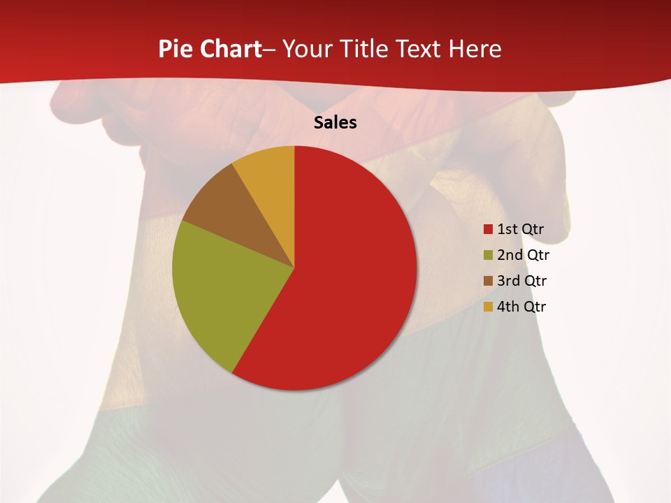 Victory Gesture Visibility PowerPoint Template