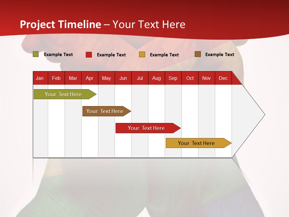 Victory Gesture Visibility PowerPoint Template