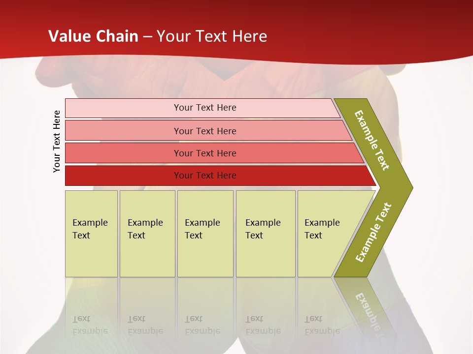 Victory Gesture Visibility PowerPoint Template