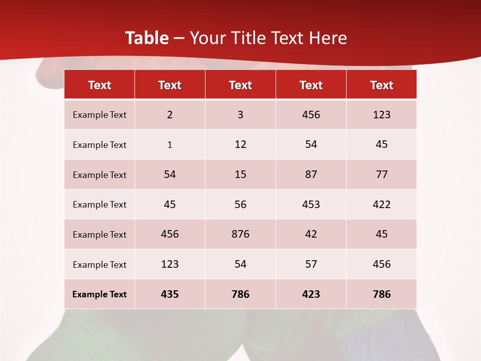 Victory Gesture Visibility PowerPoint Template