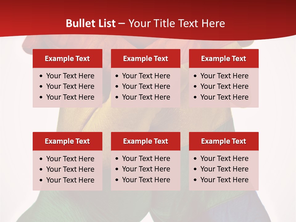 Victory Gesture Visibility PowerPoint Template