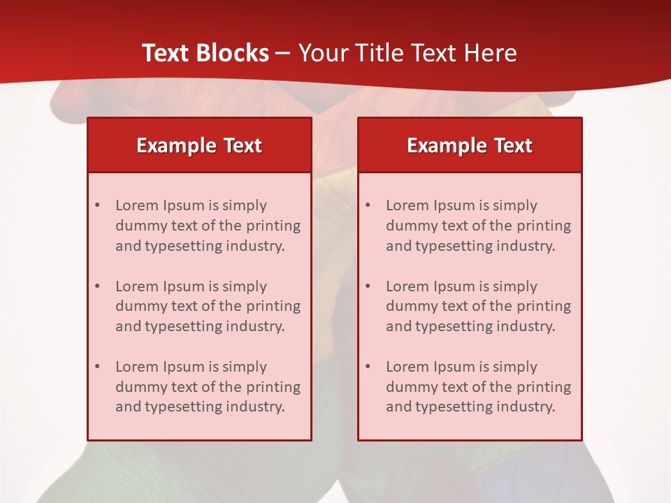 Victory Gesture Visibility PowerPoint Template