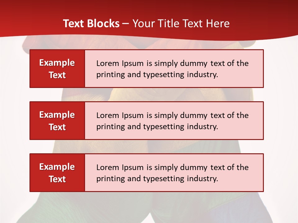 Victory Gesture Visibility PowerPoint Template
