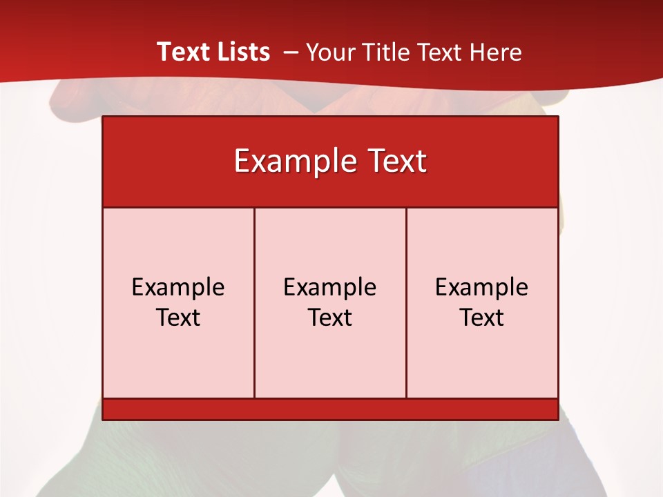 Victory Gesture Visibility PowerPoint Template