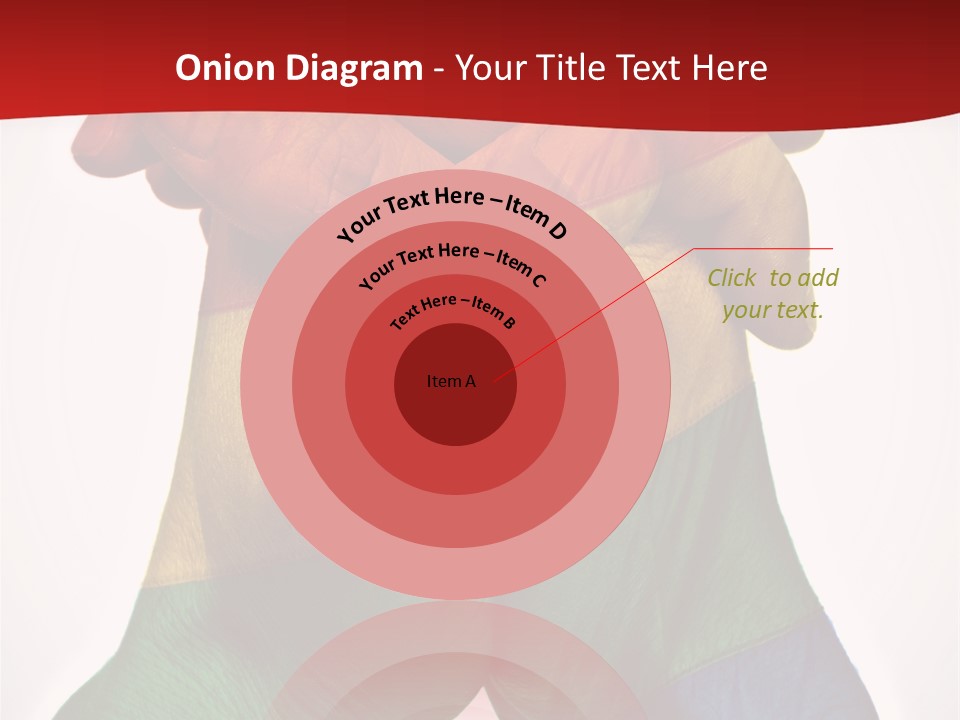 Victory Gesture Visibility PowerPoint Template