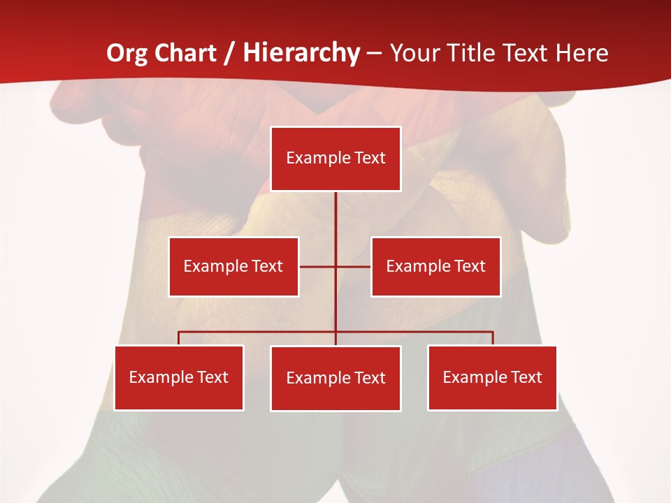 Victory Gesture Visibility PowerPoint Template