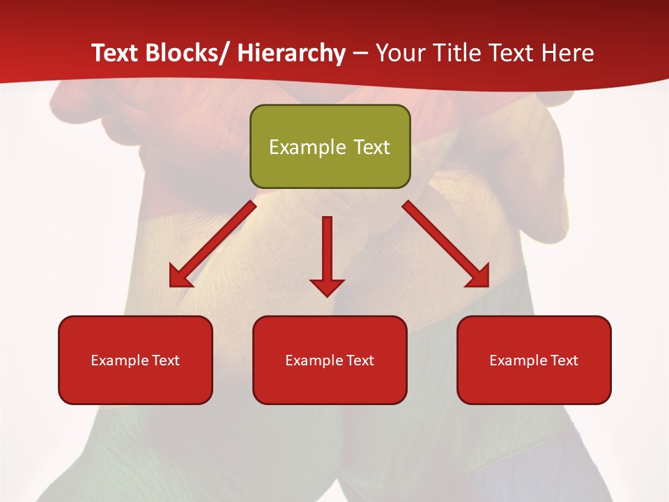 Victory Gesture Visibility PowerPoint Template