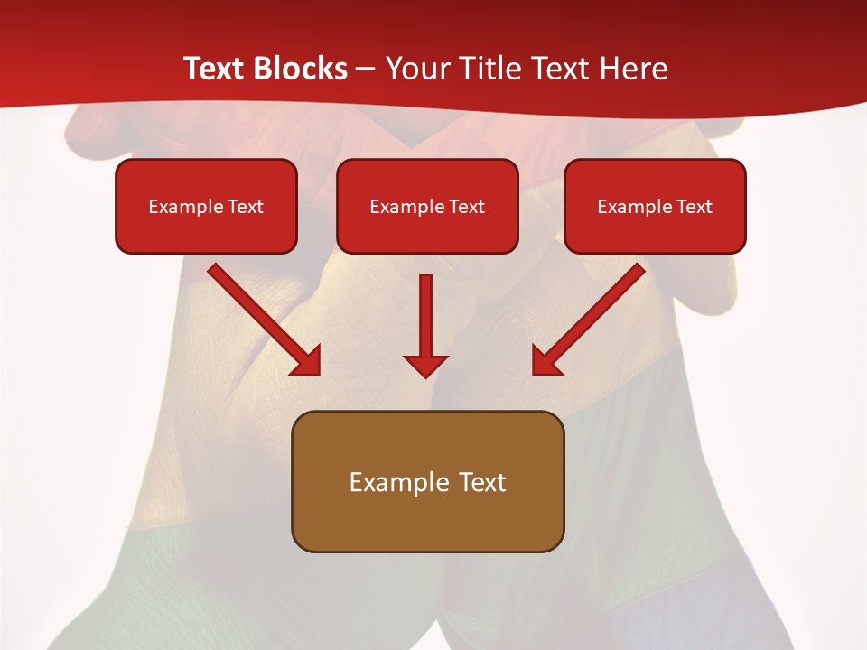 Victory Gesture Visibility PowerPoint Template