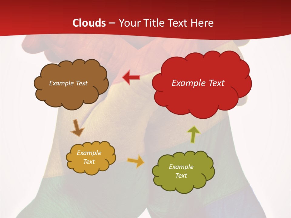 Victory Gesture Visibility PowerPoint Template