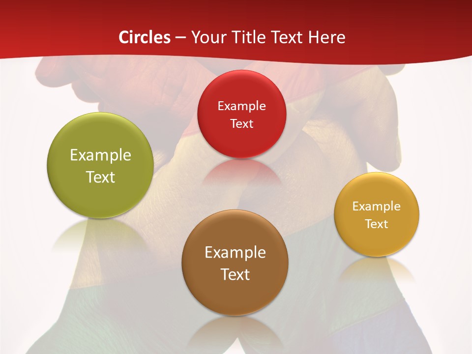 Victory Gesture Visibility PowerPoint Template