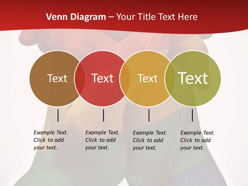 Victory Gesture Visibility PowerPoint Template