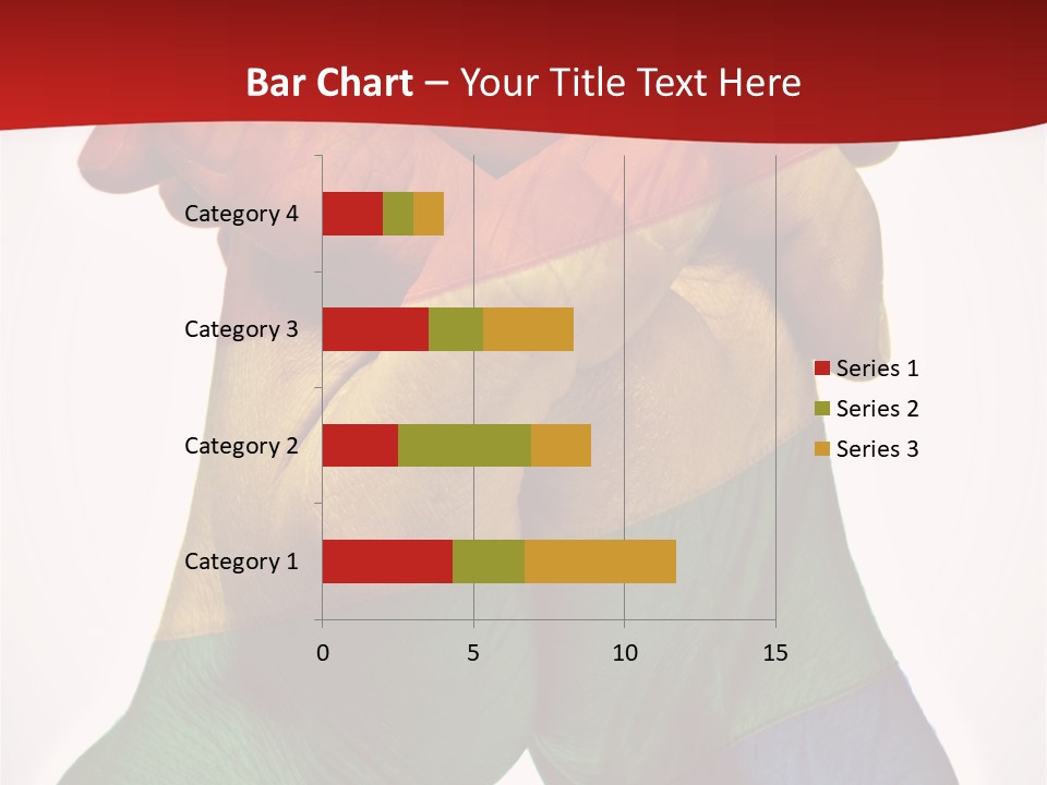 Victory Gesture Visibility PowerPoint Template