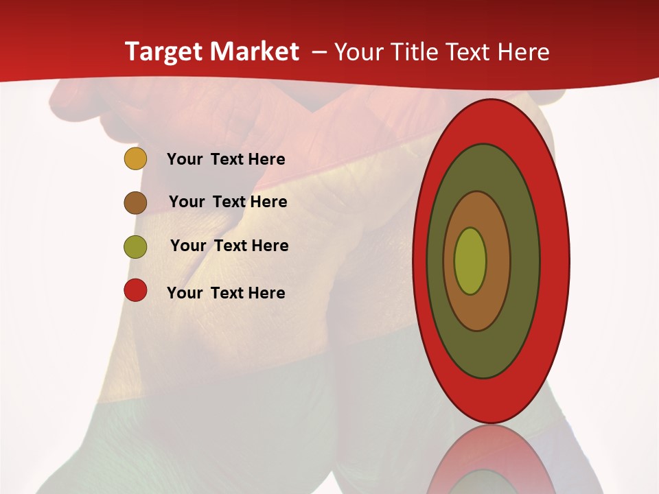 Victory Gesture Visibility PowerPoint Template