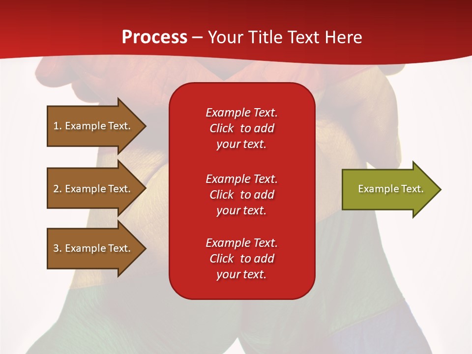 Victory Gesture Visibility PowerPoint Template