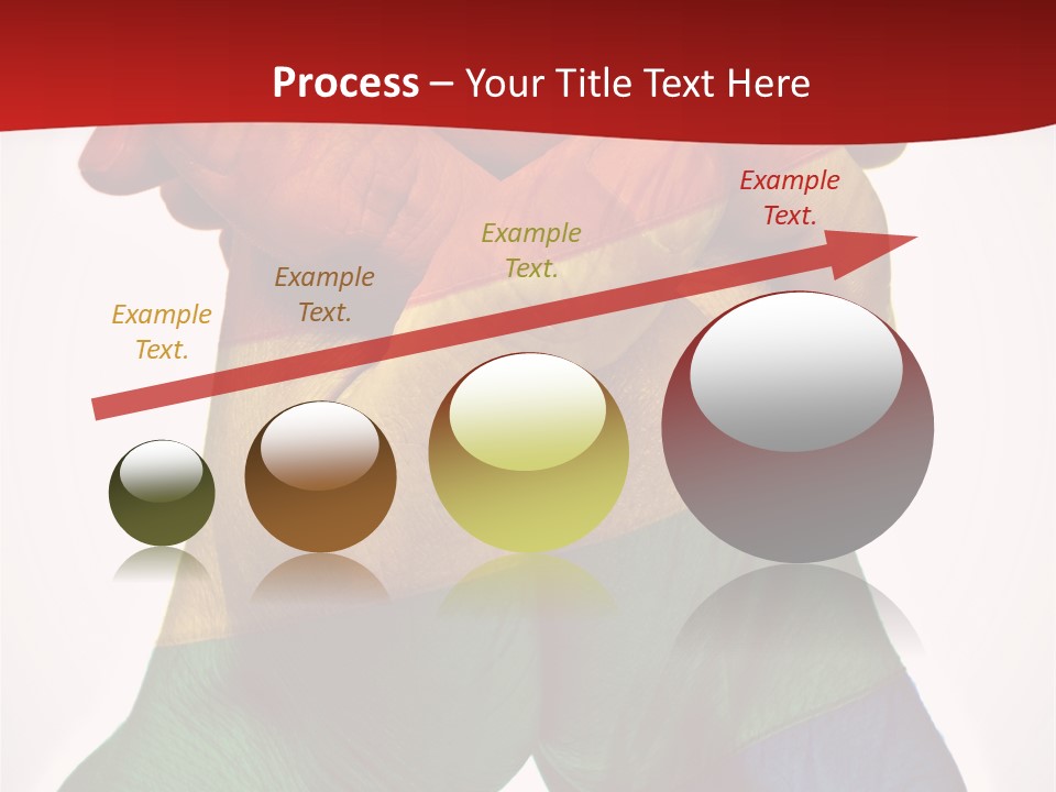 Victory Gesture Visibility PowerPoint Template