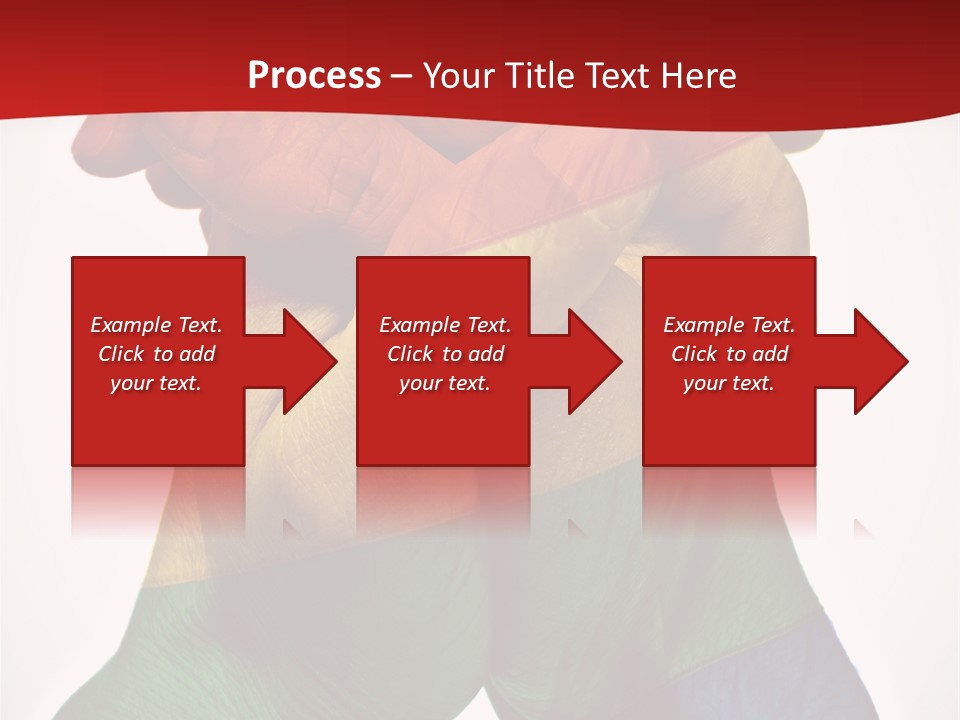 Victory Gesture Visibility PowerPoint Template
