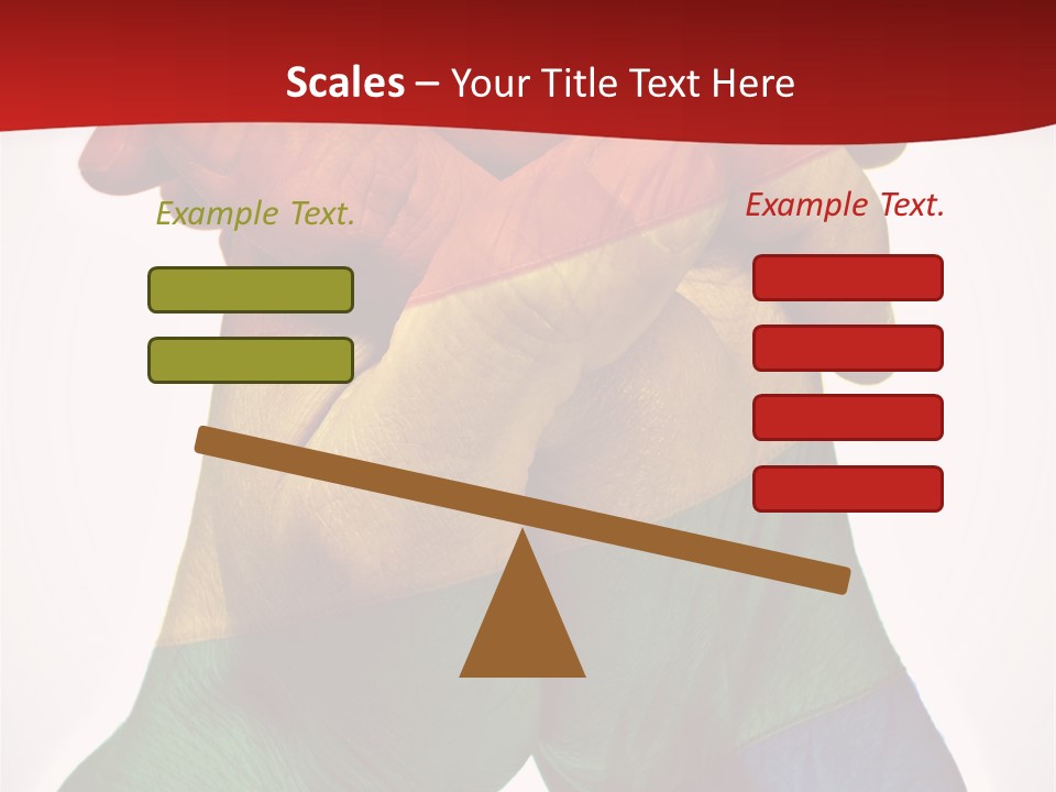 Victory Gesture Visibility PowerPoint Template
