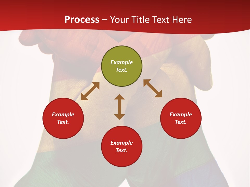 Victory Gesture Visibility PowerPoint Template