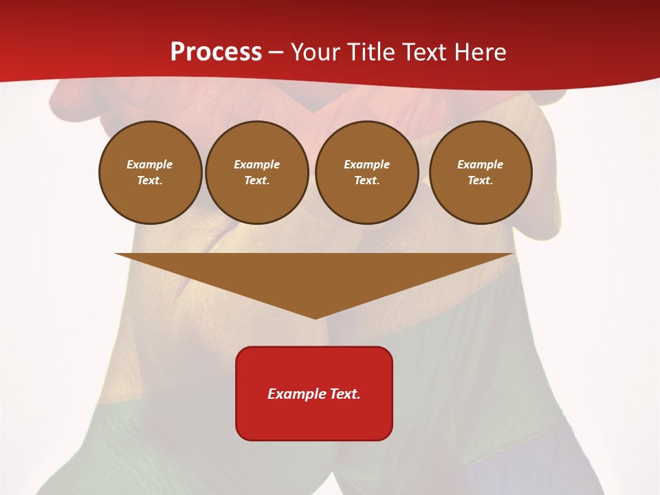 Victory Gesture Visibility PowerPoint Template