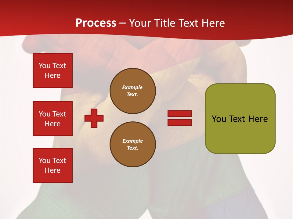 Victory Gesture Visibility PowerPoint Template