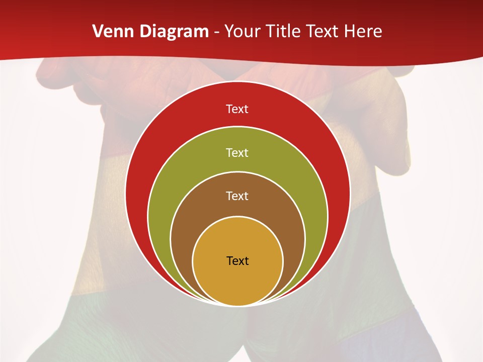 Victory Gesture Visibility PowerPoint Template