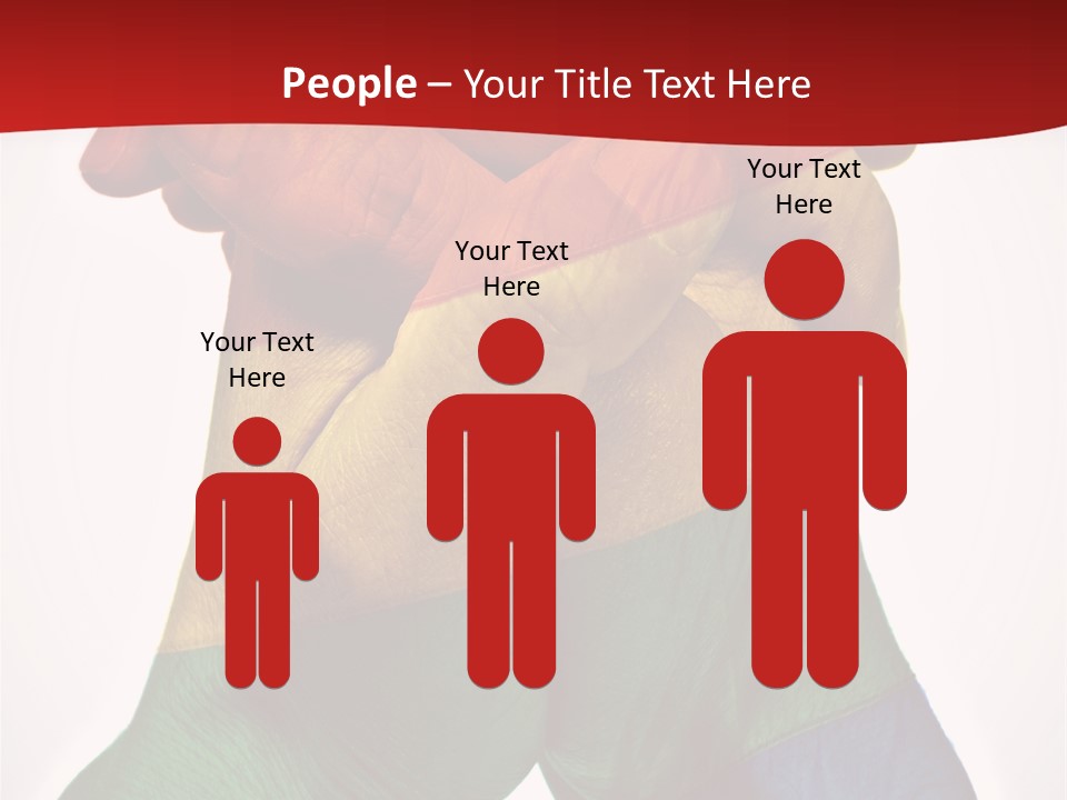 Victory Gesture Visibility PowerPoint Template