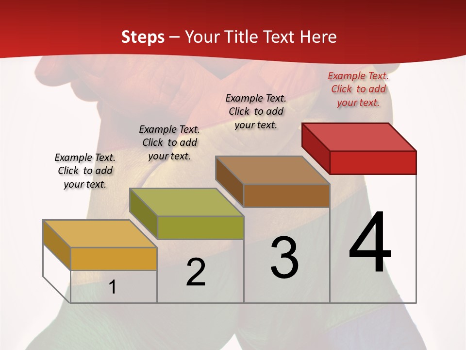 Victory Gesture Visibility PowerPoint Template
