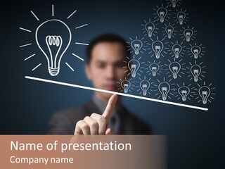 Group Lever Balance PowerPoint Template